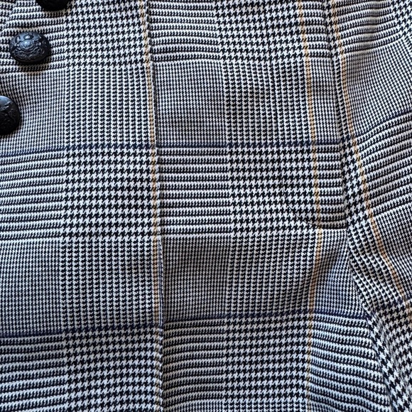 Women's Veronica Beard Black and White Plaid Dress Pants Work Wear Pant Size 10 - Picture 4 of 7